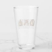 トレンディーコラージュ写真と最高の家族のエバ最高のギフト タンブラーグラス (裏面)