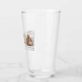 トレンディーコラージュ写真と最高の家族のエバ最高のギフト タンブラーグラス (左)