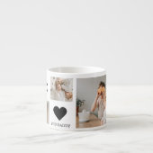 トレンディーコラージュ写真&私たちは愛あなたパパのギフト エスプレッソカップ (正面)