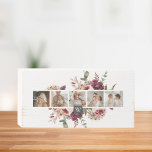 トレンディーコラージュ家族の写真カラフル花ギフト ウッドボックスサイン<br><div class="desc">トレンディーコラージュ家族の写真カラフル花ギフト</div>