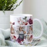 トレンディーコラージュ家族の写真カラフル花ギフト コーヒーマグカップ<br><div class="desc">トレンディーコラージュ家族の写真カラフル花ギフト</div>