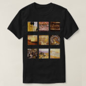 トレンディーコラージュ著名作家の作品 Tシャツ (デザイン正面)