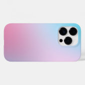 トレンディーコンテンポラリーティール(緑がかった色)ピンク Case-Mate iPhoneケース (裏面 (横))