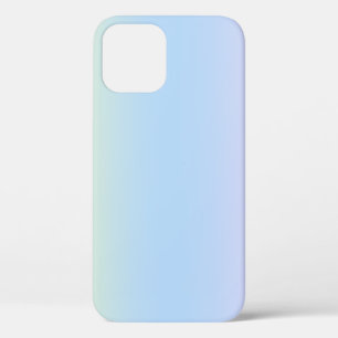 トレンディーコンテンポラリーライトブルー iPhone 12ケース
