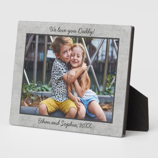 トレンディーコンパーソナライズされたクリート名フォトプラーク フォトプラーク (側面)