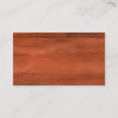 トレンディーコーヒーカップ木材の背景 名刺 (裏面)