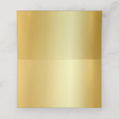 トレンディーゴールドフォイルカスタム、 プレイスカード (内部開封)