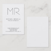 トレンディーサイズカスタムの丸い名刺 名刺 (正面/裏面)