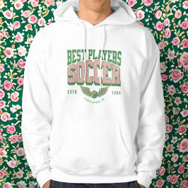 トレンディーサッカー選手スポーツファンモダンヴィンテージ パーカ