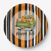 トレンディーサンクスギビング美しい秋コレクション ペーパープレート (正面)