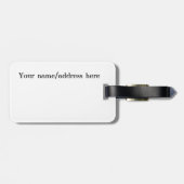 トレンディーサントリーニギリシャイラストレーション ラゲッジタグ (裏面横)