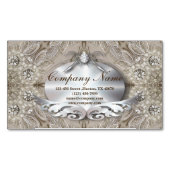 トレンディーシガーリーックギャツビーファッションパリスレース マグネット名刺 (正面)