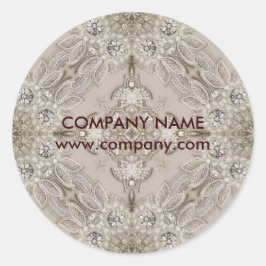 トレンディーシガーリーックギャツビーファッションパリスレース ラウンドシール