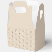 トレンディーシックなエスプレッソマルティーニBridesmaid提案 フェイバーボックス (見開き)