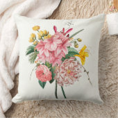 トレンディーシックエレガントフローラ装飾用クッション クッション (ブランケット)
