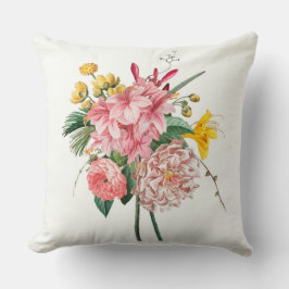 トレンディーシックエレガントフローラ装飾用クッション クッション
