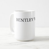 トレンディーシックスタイリッシュホワシンプルイト平野あなたの名前 コーヒーマグカップ (正面左)