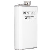 トレンディーシックスタイリッシュホワシンプルイト平野あなたの名前 フラスク (右)