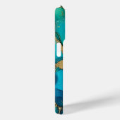 トレンディーシックティール(緑がかった色)スワーズiPhoneケース Case-Mate iPhoneケース (裏面 / 右)