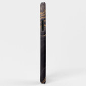 トレンディーシックブラック金ゴールドアゲートマーブル Case-Mate iPhoneケース (裏面/右)