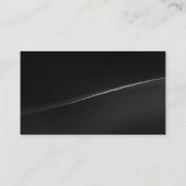 トレンディーシックモダンブラックグレービジネスカード 名刺 (裏面)