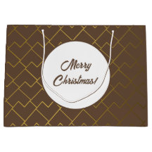 トレンディーシック幾何ゴールデンブラウン