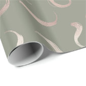 トレンディーシャイン抽象芸術パターン ラッピングペーパー (ロールコーナー)