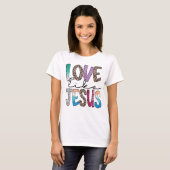トレンディーシャツ、愛Like Jesus Tシャツ (正面フル)