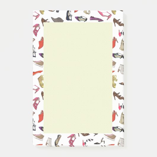 トレンディーシューズポストイットノート ポストイット (正面)