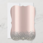 トレンディーシルバーダイヤモンドバラ金ゴールド21歳 招待状 (裏面)