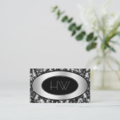 トレンディーシルバーラムロウスグリッタースターズコスメ 名刺 (スタンド正面)