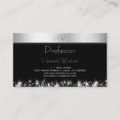 トレンディーシルバーラムロウスグリッタースターズコスメ 名刺 (裏面)