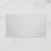 トレンディーシルバー&金ゴールド紙吹雪ドットメイクアップアーティスト 名刺 (裏面)