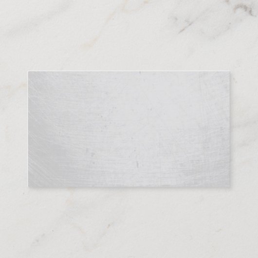 トレンディーシルバー&金ゴールド紙吹雪ドットメイクアップアーティスト 名刺 (裏面)