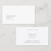 トレンディーシンプルエレガントデザインプロフェッショナルテンプレート 名刺 (正面/裏面)