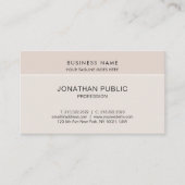 トレンディーシンプルエレガントプロフェッショナルプモダンラン 名刺 (正面)