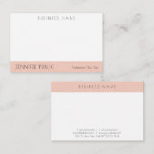 トレンディーシンプルエレガントモダンプロフェッショナルテンプレート 名刺 (正面/裏面)