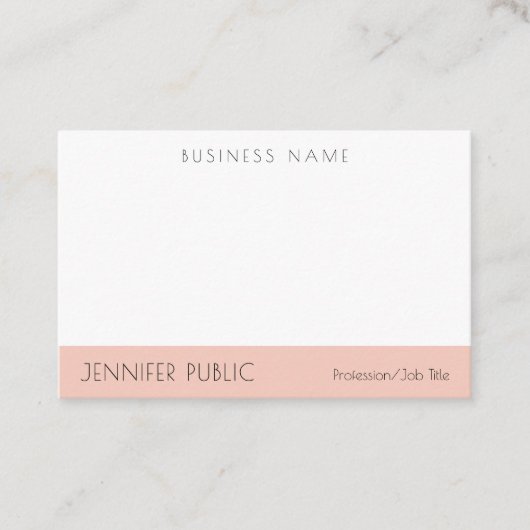 トレンディーシンプルエレガントモダンプロフェッショナルテンプレート 名刺 (正面)