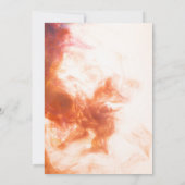 トレンディーシンプルサンフォトデートを保存結婚する 招待状 (裏面)