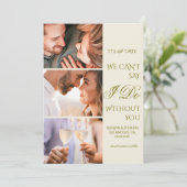 トレンディーシンプルスクリプト3フォトギャラリーQRコード セーブザデート (スタンド正面)