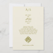 トレンディーシンプルスクリプト3フォトギャラリーQRコード セーブザデート (裏面)