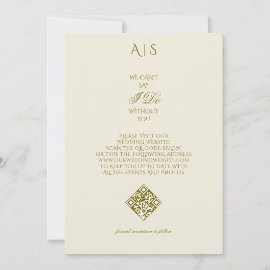 トレンディーシンプルスクリプト3フォトギャラリーQRコード セーブザデート (裏面)