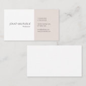 トレンディーシンプルテンプレートエレガントプロフェッショナルクール 名刺 (正面/裏面)