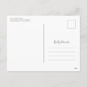 トレンディーシンプルフェスティバル8フォトコラージュクリスマス シーズンポストカード (裏面)