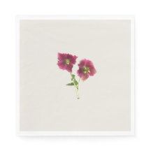 トレンディーシンプルフローラナプキン