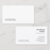 トレンディーシンプルモダンエレガント企業のテンプレート 名刺 (正面/裏面)