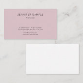 トレンディーシンプルモダン設計テンプレートエレガント 名刺 (正面/裏面)