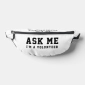 トレンディーシンプル白黒ボランティ頼アミニマル ファニーパック (レイダウン)