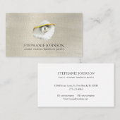 トレンディーシーシェルアイリジェントパールウォーターカラー 名刺 (正面/裏面)