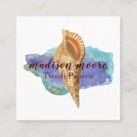 トレンディーシーシェル スクエア名刺 (正面)